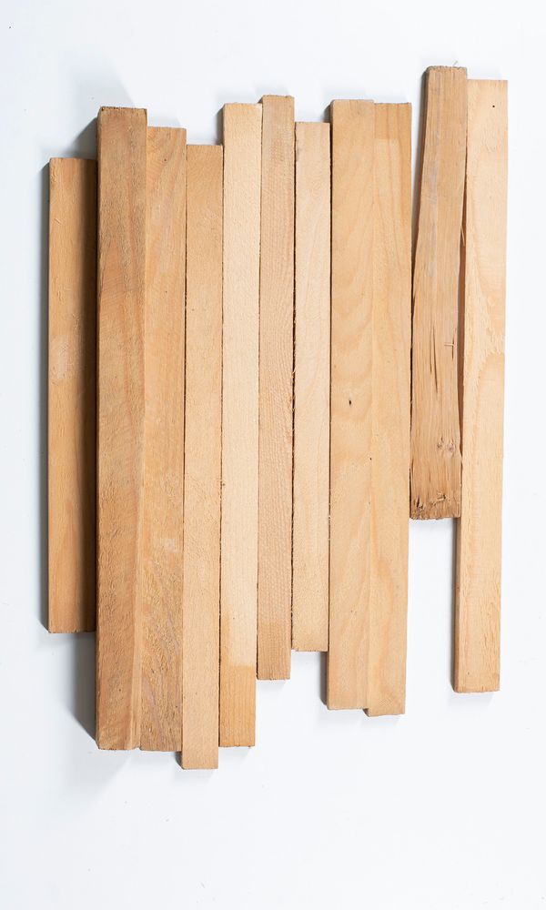 Ten bass bar blanks, spruce