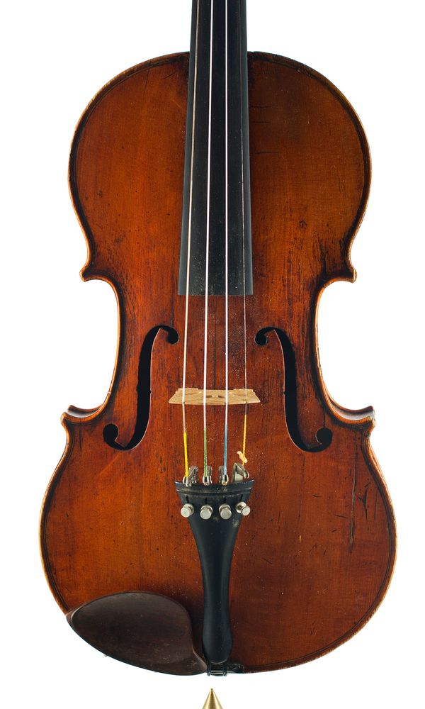 A violin, branded Ainé a Paris