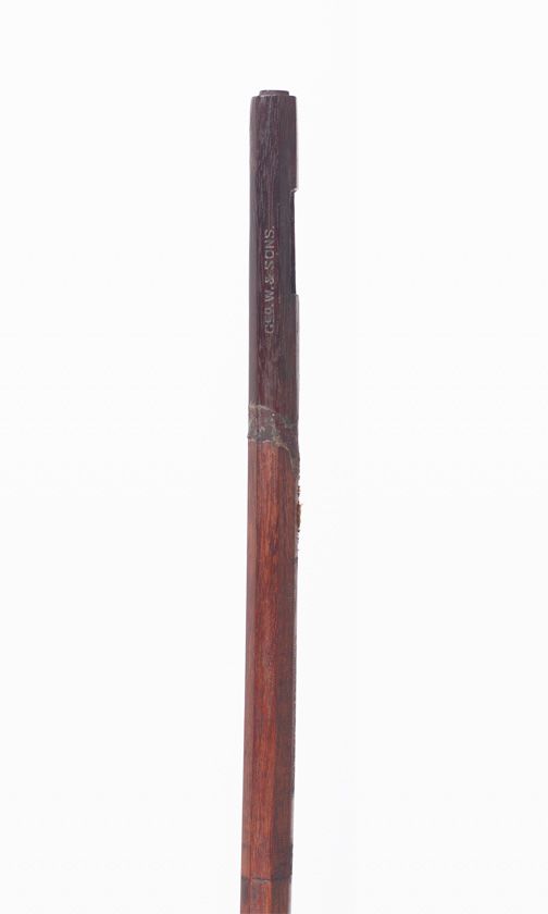 A violin bow stick, branded Geo. Withers
