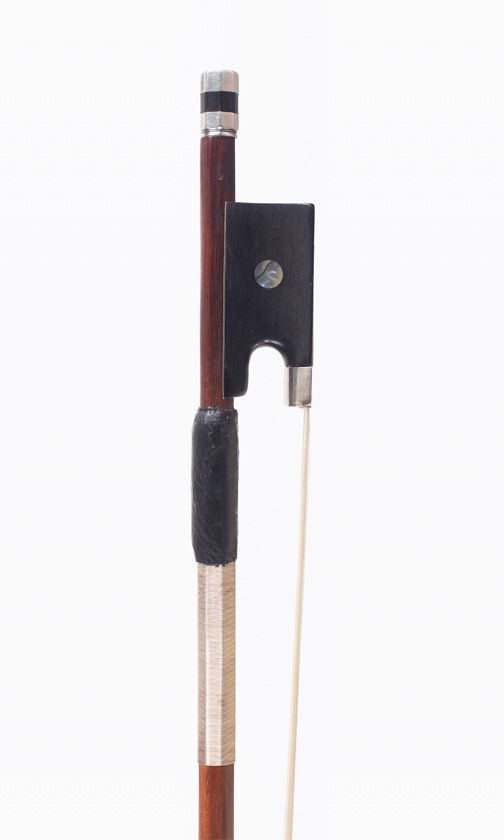 A silver-mounted violin bow, Germany