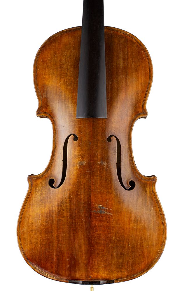 A viola, labelled J. K. Dobrozemsky