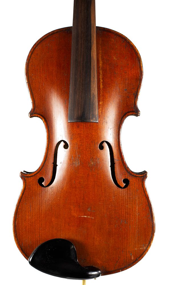 A violin, labelled The Maidstone