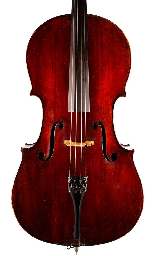 A cello, attributed to and probably by Johann Nicolaus Lentz, London, circa 1810