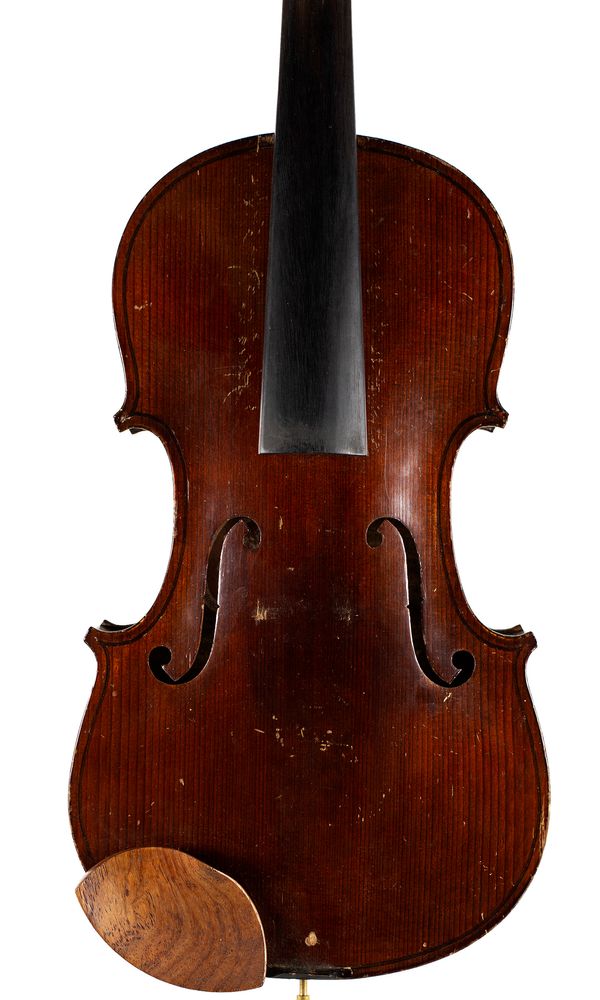 A violin, labelled The Maidstone