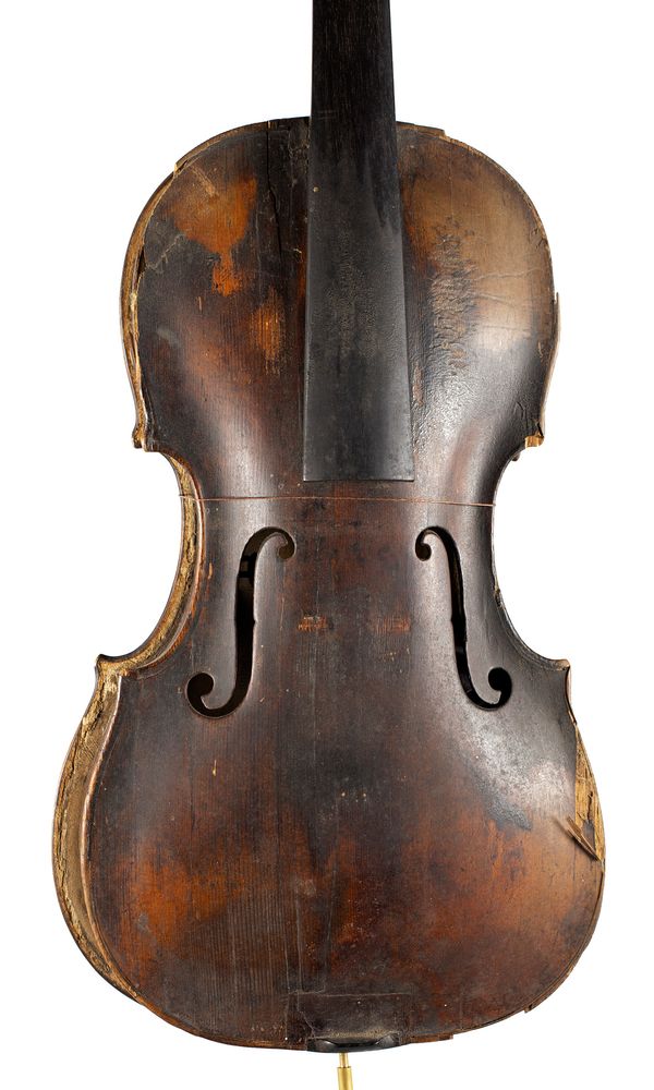 A violin, labelled Joannes Baptista Guadagnini