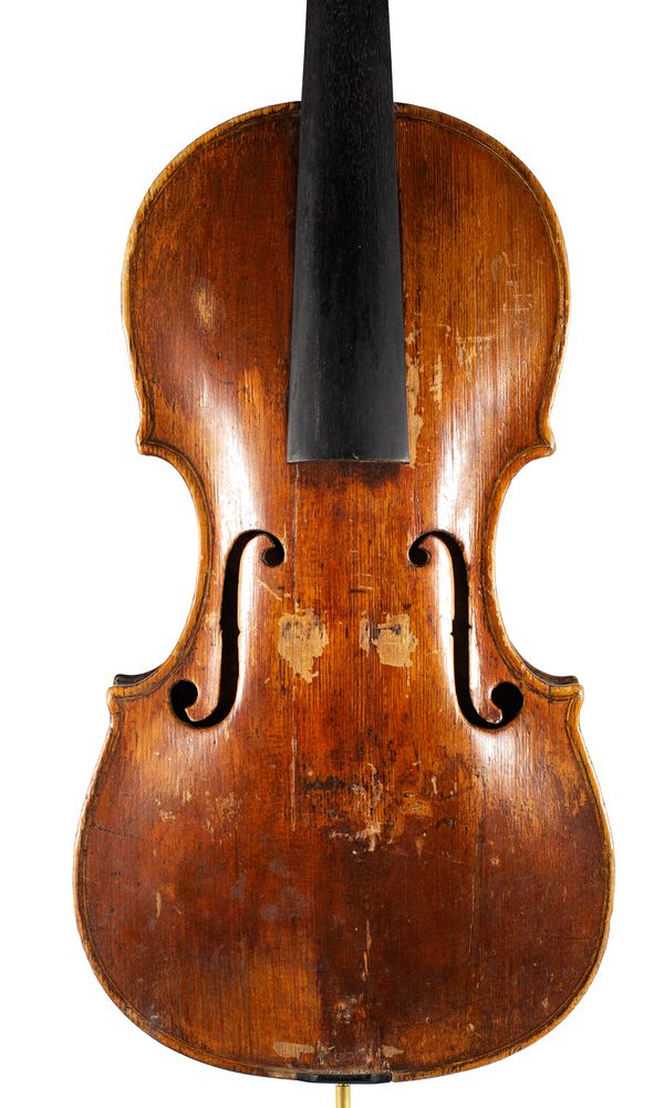 A violin, inscribed internally 1739 Sanderson