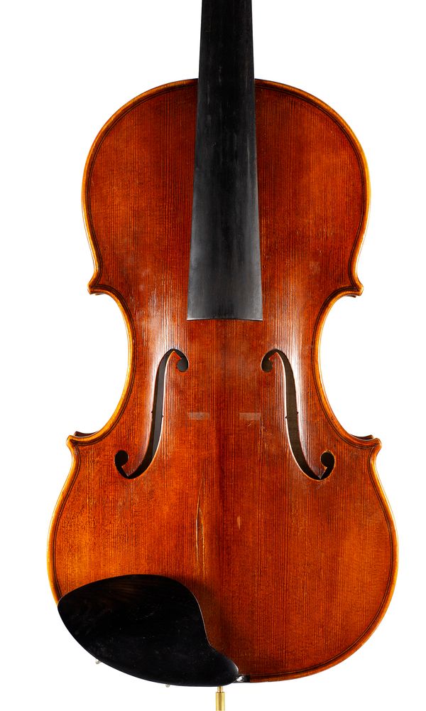 A violin, labelled Siena Superiore Violin