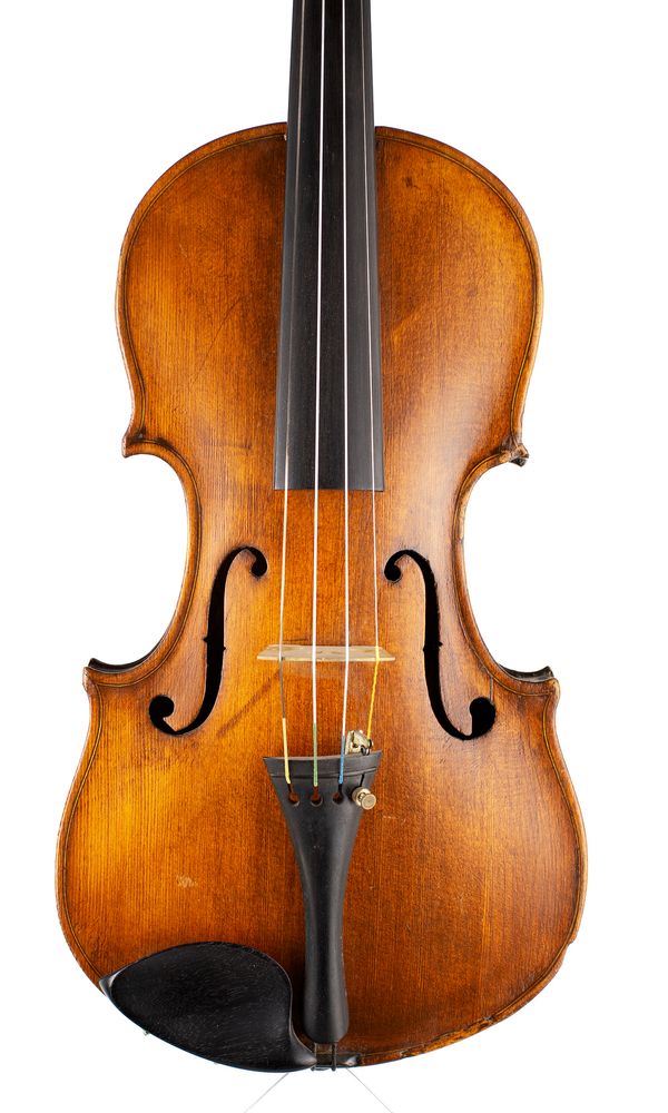 A violin, labelled Luigi Fabris