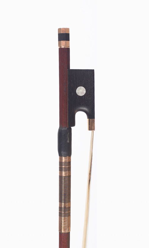 A gold-mounted viola bow by Michael Taylor, London