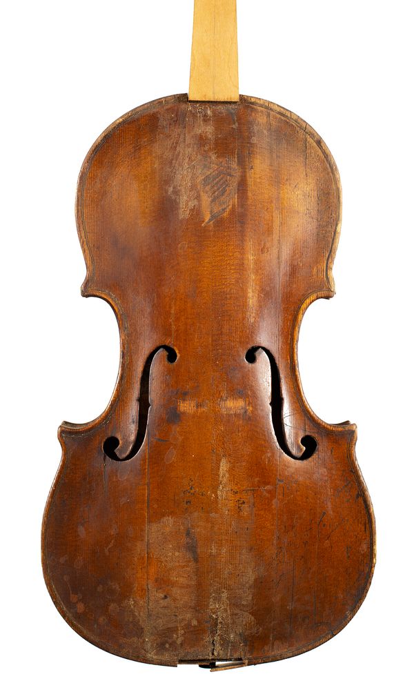 A violin, labelled [D. Linds?]