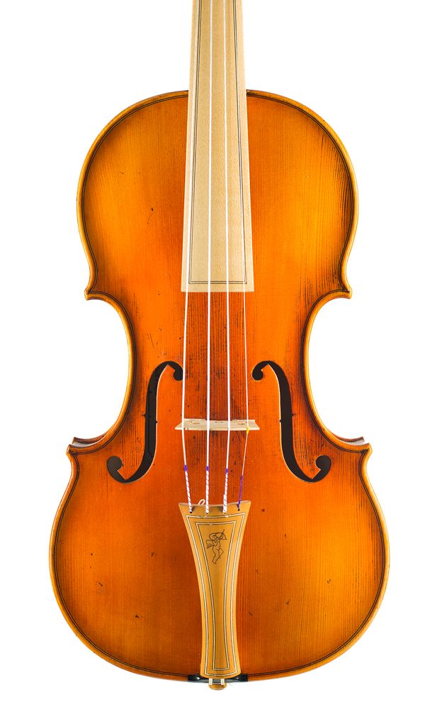 A violin, labelled Jan Stamitz