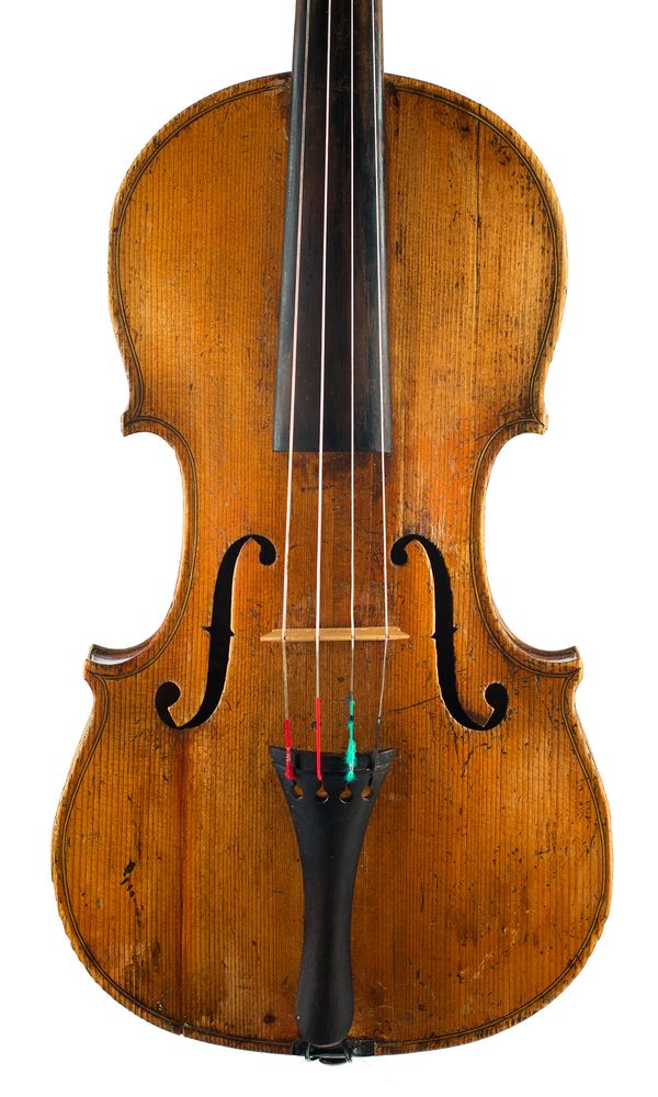 A violin, labelled Joannes Baptista Guadagnini