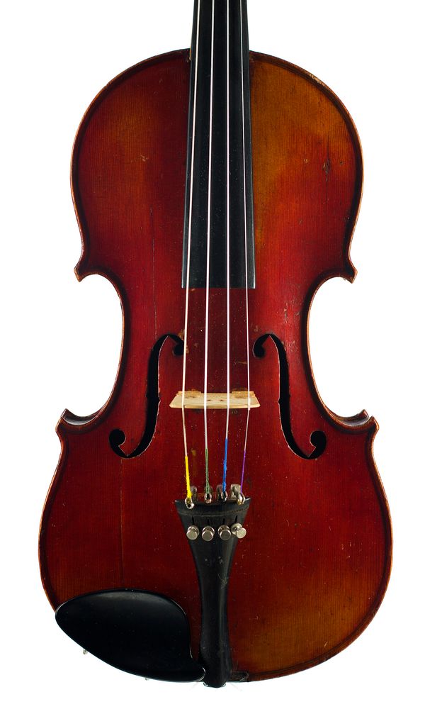 A violin labelled Copy Antonius Stradivarius