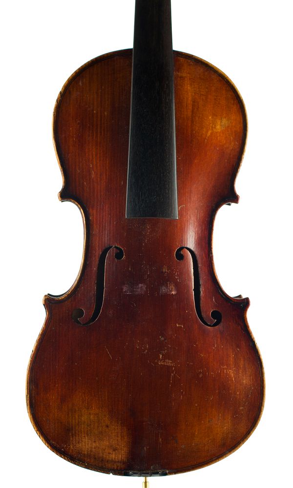 A violin labelled Jacobus Stainer