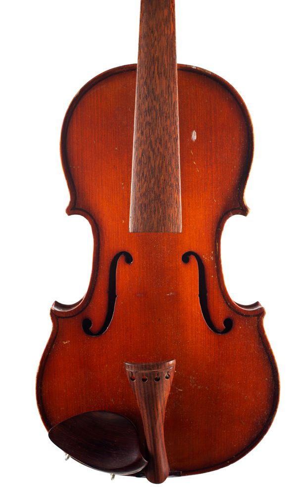 A violin, labelled Blessing