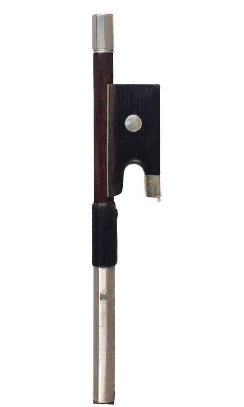 A nickel-mounted violin bow, Fleury