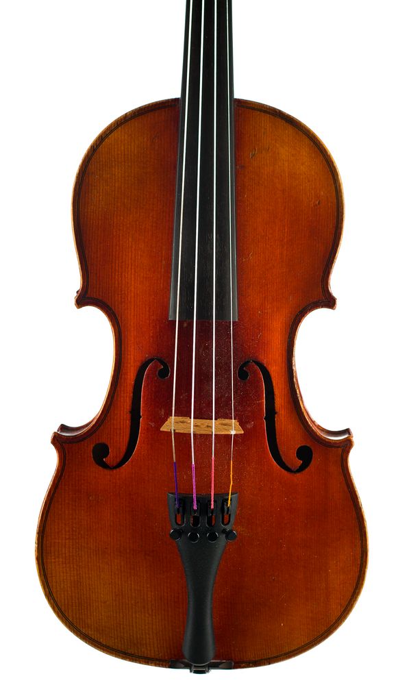 A three-quarter sized violin, labelled J. T. L.