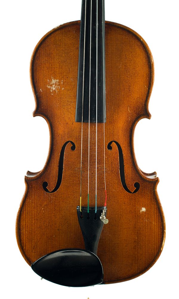 A violin, labelled CV Selectio Fecit 2020