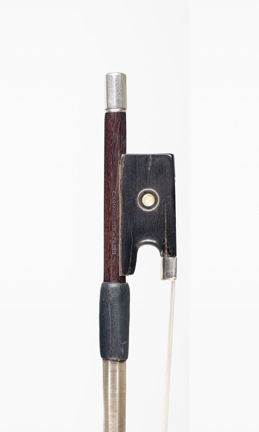 A silver-mounted violin bow