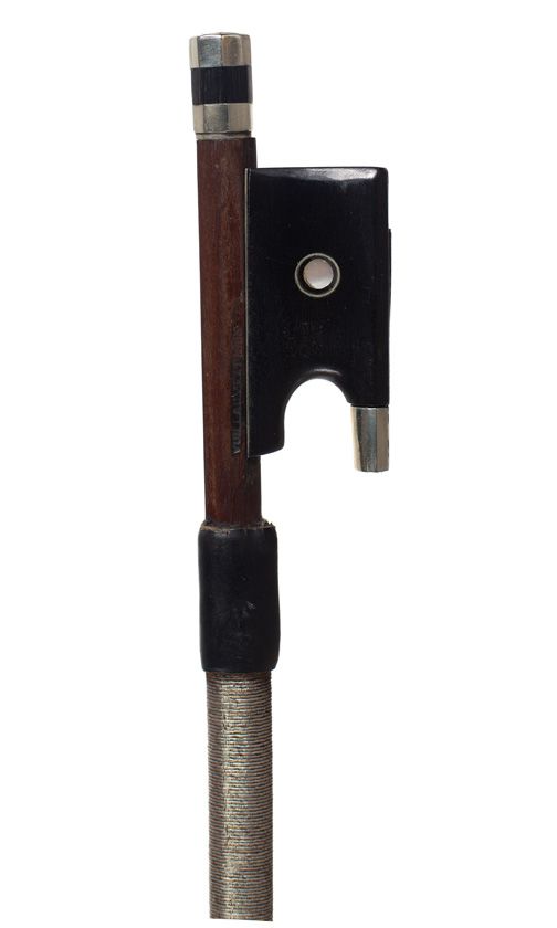 A nickel-mounted cello bow