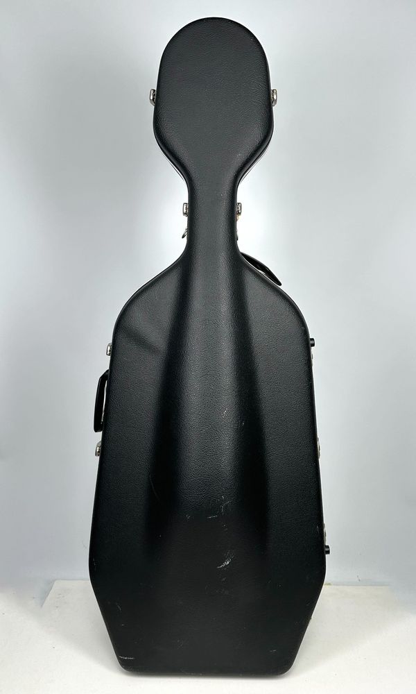 A cello case, unbranded