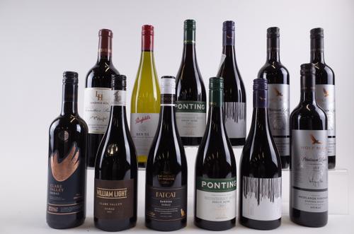 11 BOTTLES AUSTRALIAN RED AND 1 WHITE WINE