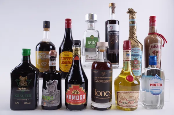 12 BOTTLES VARIOUS LIQUEURS