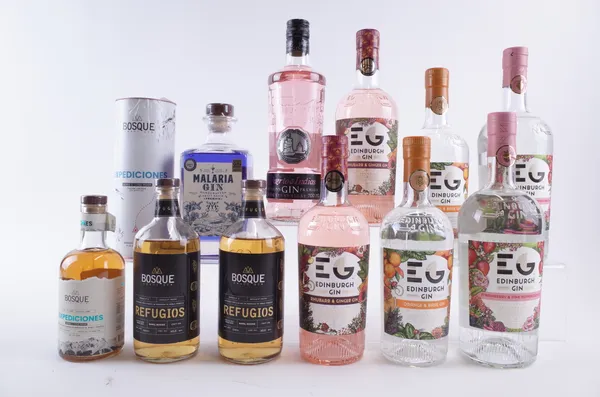 12 BOTTLES FLAVOURED GIN