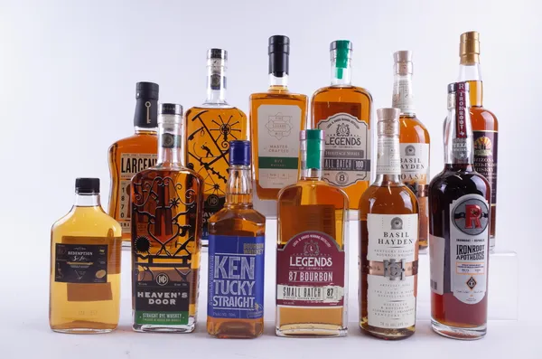 12 BOTTLES AMERICAN WHISKEY