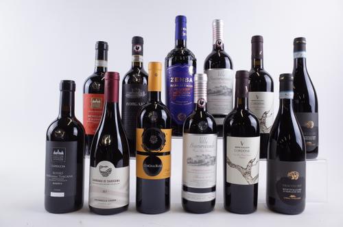 12 BOTTLES ITALIAN RED WINE