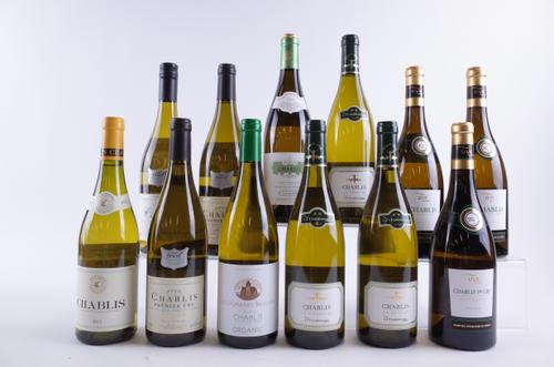 12 BOTTLES CHABLIS