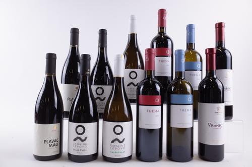 8 BOTTLES RED AND 4 WHITE MACEDONIAN AND GREEK WINE