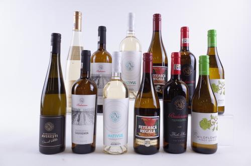 12 BOTTLES ROMANIAN WHITE WINE