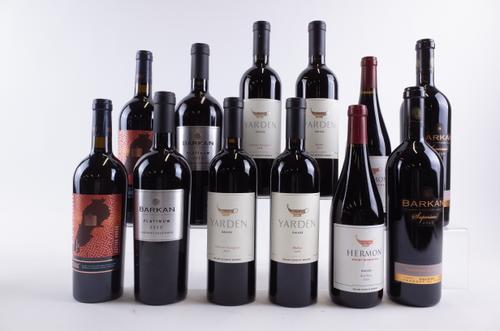 12 BOTTLES ISRAELI AND LEBANESE RED WINE