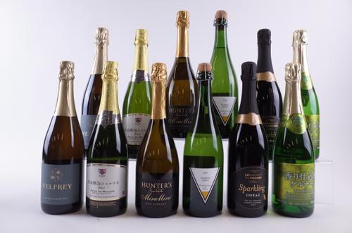 12 BOTTLES AUSTRALIAN, JAPANESE, WELSH AND NEW ZEALAND SPARKLING WINE