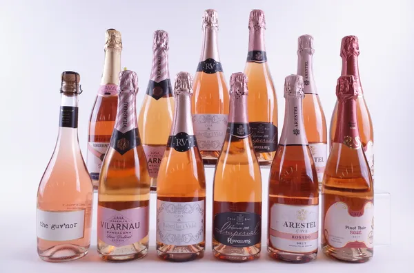 12 BOTTLES SPANISH ROSÉ SPARKLING WINE