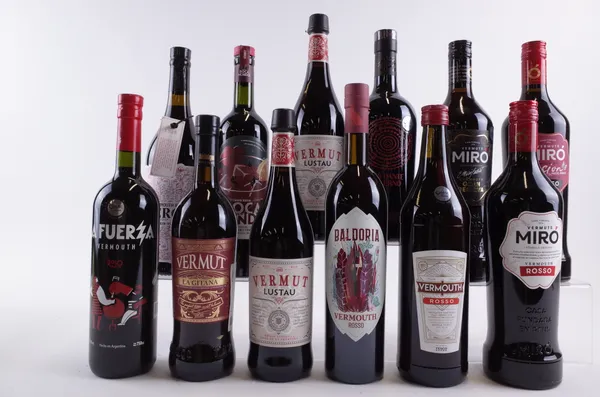 12 BOTTLES RED VERMOUTH