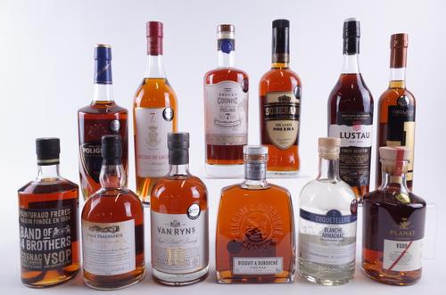12 BOTTLES BRANDY