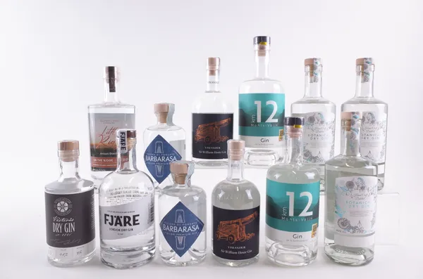 12 BOTTLES GIN