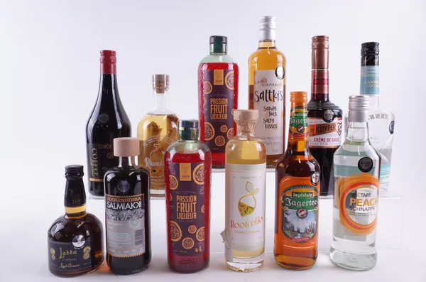 12 BOTTLES VARIOUS LIQUEURS