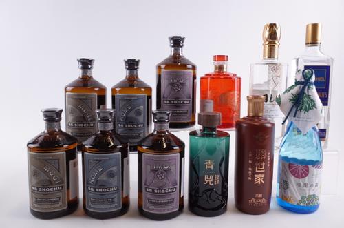 12 BOTTLES ASIAN SPIRITS