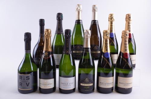 12 BOTTLES CHAMPAGNE