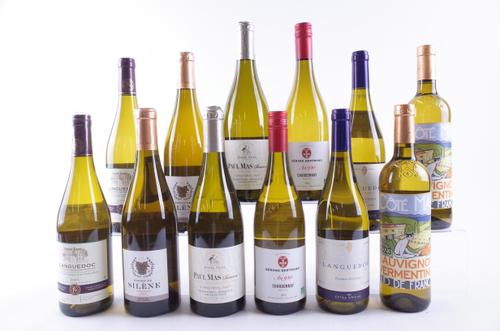 TWELVE BOTTLES LANGUEDOC-ROUSSILLON WHITE WINE