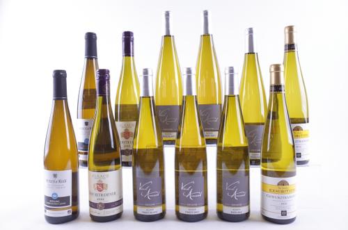 TWELVE BOTTLES ALSACE WHITE WINE