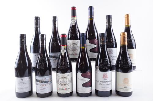 TWELVE BOTTLES RHÔNE VALLEY RED WINE