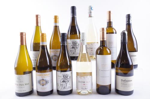 TWELVE BOTTLES FRENCH WHITE WINE