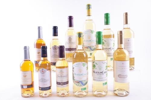 TWELVE BOTTLES WHITE BORDEAUX