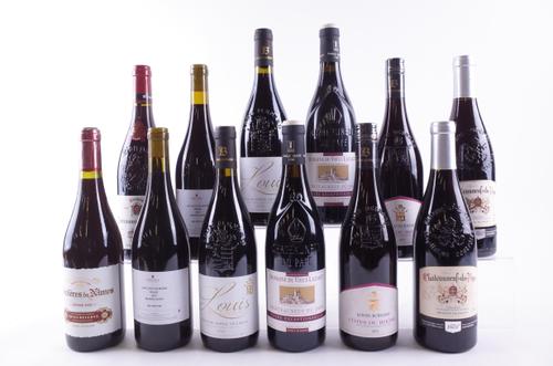 TWELVE BOTTLES RHÔNE VALLEY RED WINE