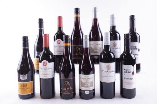 TWELVE BOTTLES SOUTH AFRICAN RED WINE