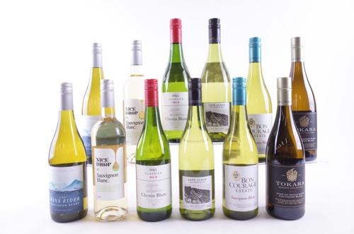 TWELVE BOTTLES SOUTH AFRICAN WHITE WINE